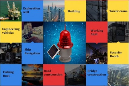 Solar mast light sl440-55, Asia Solar mast light