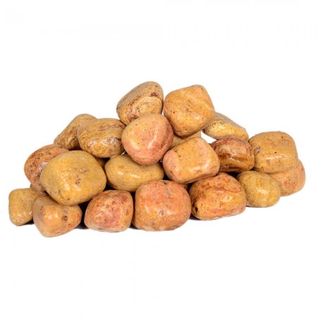 Yellow travertine rubble