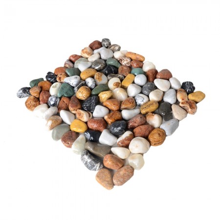 Colored rubble (mixed or mixed)