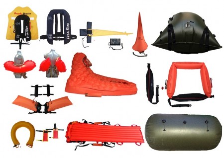 Design and manufacture of inflatable, rescue, flexible and inflatable fuel and water tanks