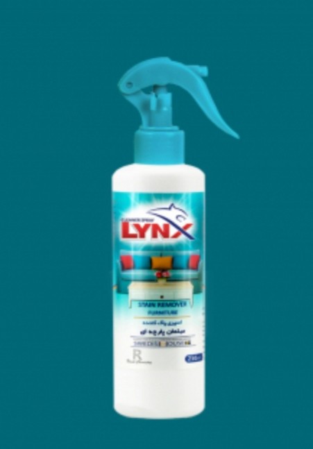 اسپری پاک کننده مبلمان و سطوح پارچه ای Lynx