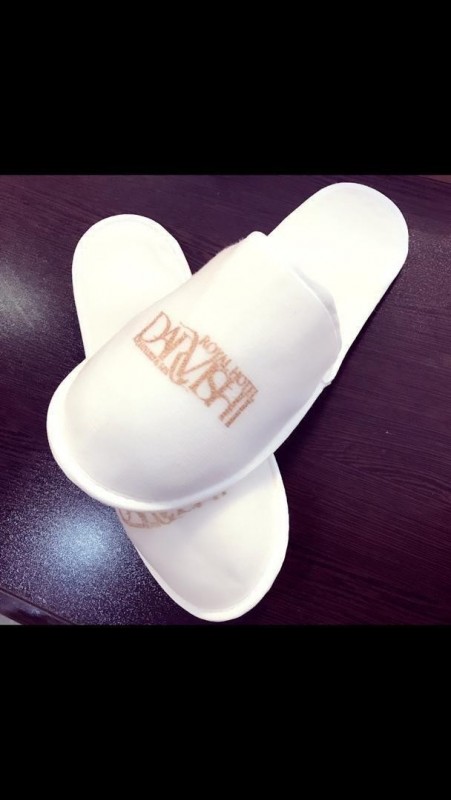 Hotel slippers and hotel hygiene package