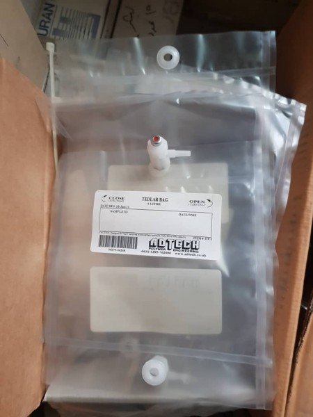 Gas and air sampling bag