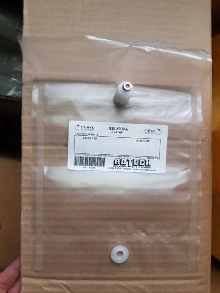 Gas and air sampling bag