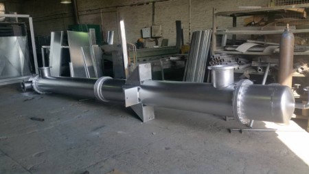 Stainless steel converters, steam to hot water and oil