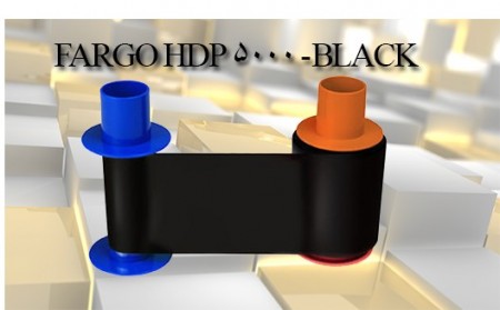 Black ribbon of Fargo printer HDP5000