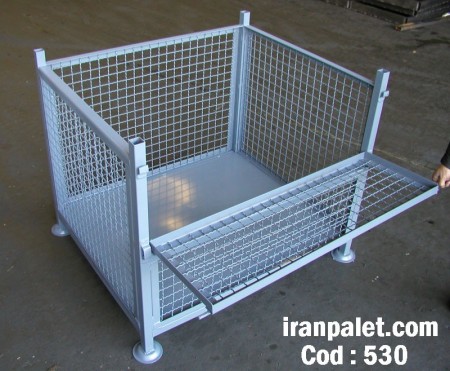 Metal pallets and boxes Metal pallets