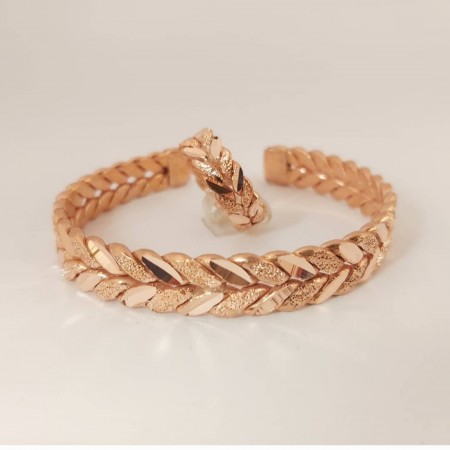 Half a set of copper-plated wheat for women