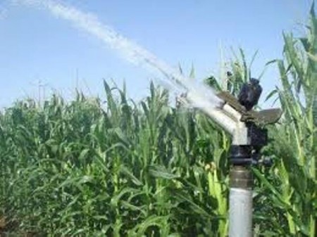 Design and implementation of drip and sprinkler irrigation system