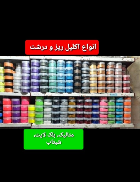 Sale of specialized resins, mineral pigments, fluorescent