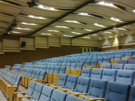 Execution of decoration of conference halls