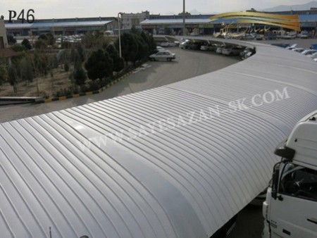 Installation of canopy roof cover