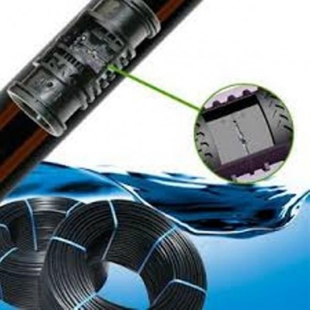 Drip irrigation pipe with drip irrigation