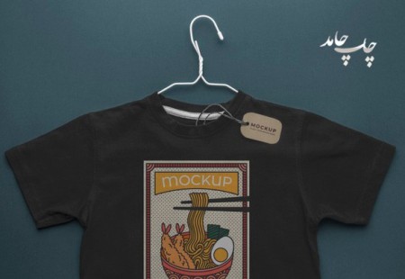 چاپ عکس روی تیشرت سفید و مشکی