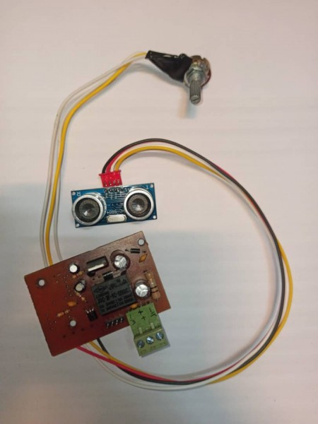 Disinfectant eye board.