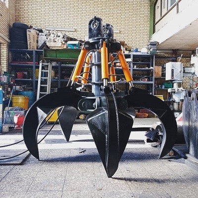 Waste clamp, excavator clamp, electric clamp