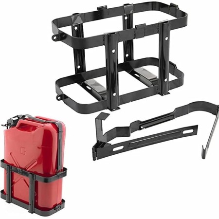 Metal and plastic gallons and metal gallon holders