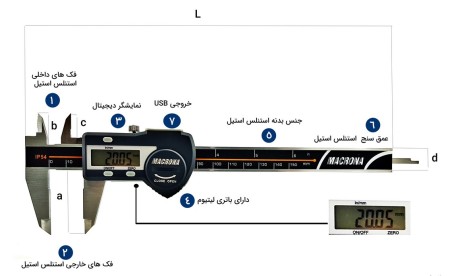 Macrona Digital Caliper Turkey