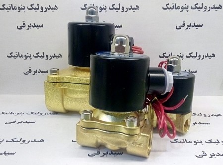 Water, air, oil solenoid valve
