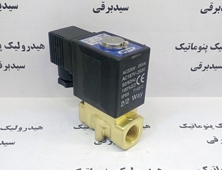 Water, air, oil solenoid valve
