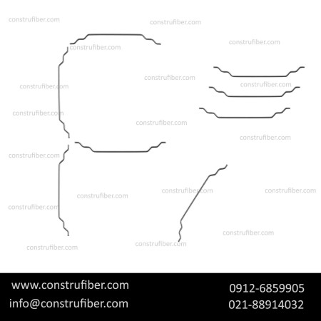 الیاف فولادی ۵D بتن فراتاو