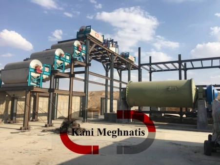 Iron ore upgrading devices (magnetic separator)