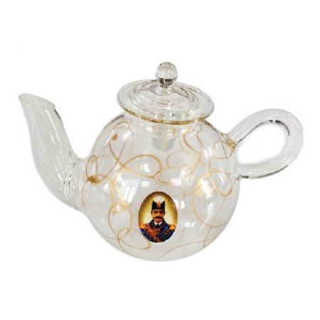 Pyrex saffron teapot Abbasi design