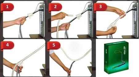 سیم جمع کن نظم دهنده سیم زیپ simzip