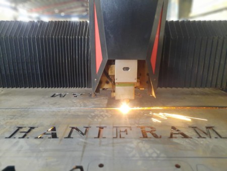 Iron laser cutting with precision, speed and elegance