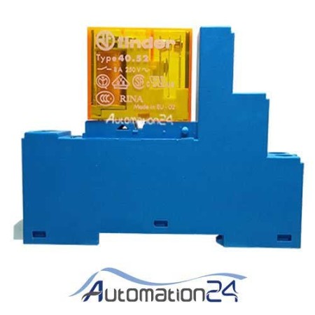 Finder relay 4052.8024 + socket