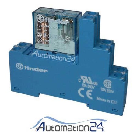 Finder relay 4052.9012 + socket