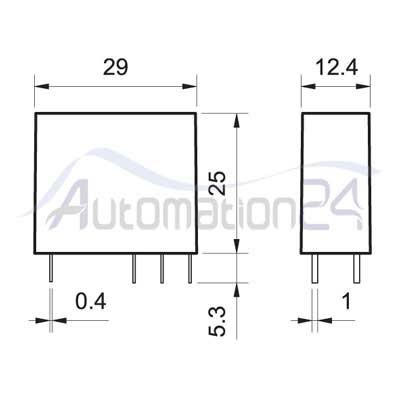 رله فیندر 4052.9024 + سوکت