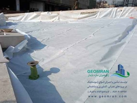 ژئوتکستایل، پنل زهکشی ، فیلتر خاک ورق ضدریشه +بام سبز