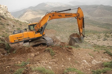 میل لنگ بیل مکانیکی کاترپیلار