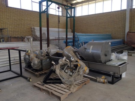 Sale of filament granule production line, corrugated extruder