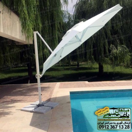 چتر باغی یا سایه بان آفتابگیر ویلایی با قابلیت چرخش