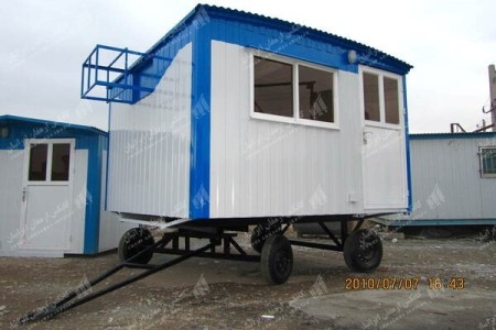 Design, construction and sale of wheeled shed