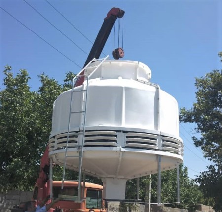 Round cooling tower - Cone cooling tower
