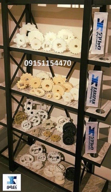 ساخت تخصصی چرخ زنجیرها و چرخ دنده های پلیمری استاندارد یک تکه و دو تکه و دنده زنجیرهای پلاستیکی در ا ...
