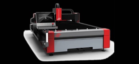 Metal laser cutting machine with fiber technology