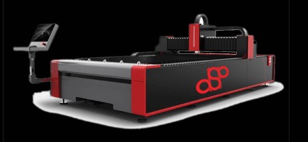 Metal laser cutting machine with fiber technology