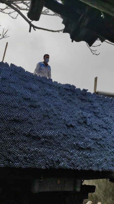 Sale of PVC pipes of electrical standard