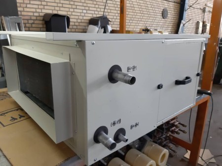 Duct and ceiling fan coil