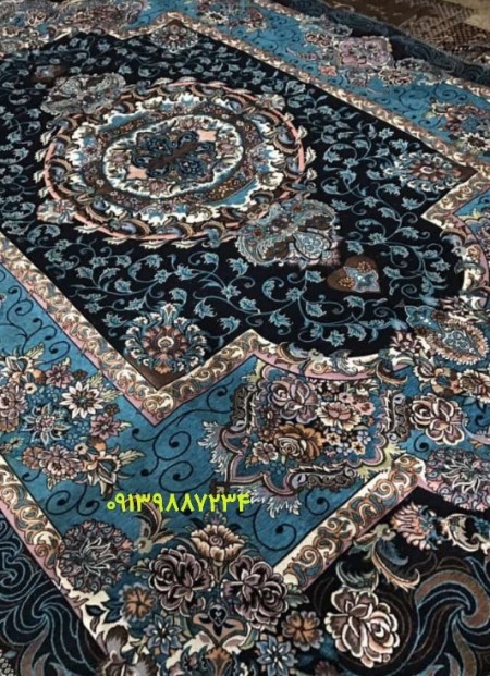 Production of velvet and gold carpets with carpet design