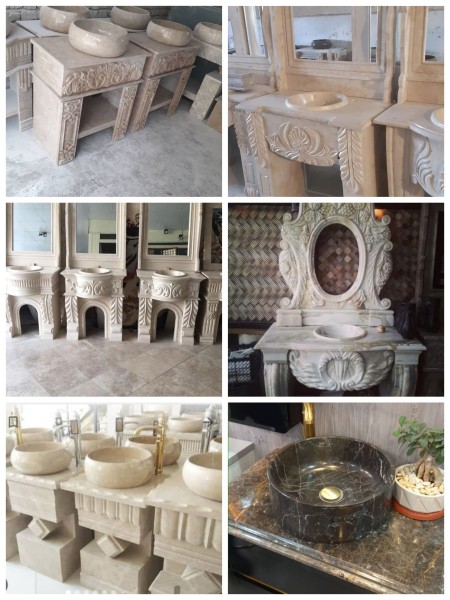 محصولات و مصنوعات سنگی دکوراسیون داخلی و نما (تزئینات سنگ اراد)