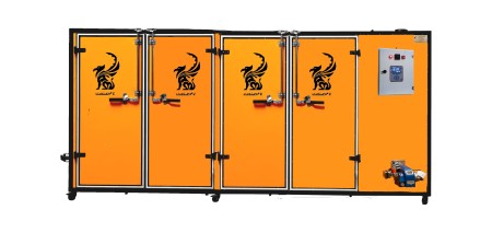 Four-cabin industrial dryer