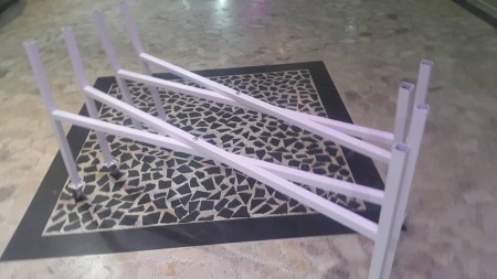 Folding ping pong table