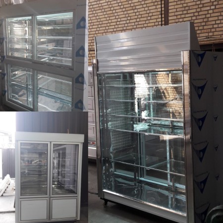 Refrigerator standing air curtain Grilled dairy box