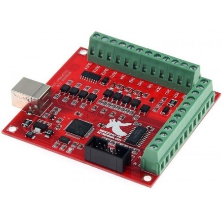 برد کنترلر CNC چهار محوره USB Mach3 با پالس خروجی 100KHZ