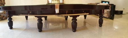 12 foot snooker billiard table for sale with all standard wood